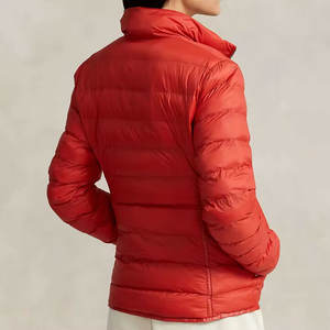 Veste matelassée d'hiver pour homme avec col roulé, fermeture éclair, imprimé, respirante, en softshell - Product Image 3