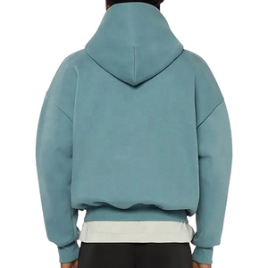 Nuevo Diseño de Invierno para Hombre, Sudadera Universitaria con Cremallera, Bordada e Impresa, de Alta Calidad, Hecha a Medida, 100% Algodón, Tejido Sólido con Forro - Product Image 4