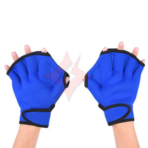 Gants de football sportifs durables à séchage rapide, doigts complets, extensibles, antidérapants, fermeture à enfiler, personnalisables, en polyester - Product Image 1