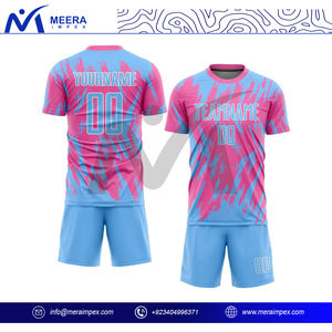 ชุดทีมฟุตบอลของผู้ชายแบบพรีเมี่ยม-ผ้าน้ำหนักเบาสวมใส่สบาย-เสื้อเจอร์ซีย์สโมสรและกางเกงขาสั้น-การแข่งขันระดับมืออาชีพ - Product Image 4