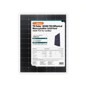 Panneau solaire monocristallin bifacial à demi-cellules TN Solar 465M-72H 460W certifié TUV - Product Image 2