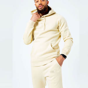 Chándal para hombre Pullover Latest Plain Hoodie Sweatsuit 2 piezas Casual Deportes de invierno Casual Sweatsuits - Product Image 3