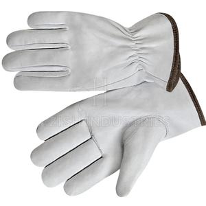 Guantes de Trabajo Unisex de Cuero Vacuno para Protección de Manos, Construcción, Conducción, Carreras, Mantenimiento General, Guantes de Trabajo - Product Image 1
