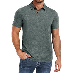 Nouveau polo slim pour homme, chemise en coton à manches courtes, polo personnalisé, t-shirt polo, envoyé par Dress Sports - Product Image 1