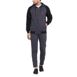Sweat à capuche zippé personnalisé et survêtement deux couleurs nouveau produit personnalisé prix de gros pour hommes 100% coton hiver hommes survêtements 2024 - Product Image 1