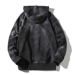 Men's Acid Wash Pullover Hoodies Streetwear Fashionable Stylish New Arrival Premium Quality Plain Solid Color Trending Hoodies - Product Image 2