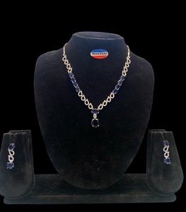 Ensemble de collier ethnique américain en diamant à motif solide pour mariage Accessoire de mode - Product Image 1