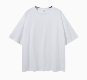 OEM Heavyweight Bulk Oversized <b>Tshirt</b> Custom logo Printing Plain Tee Shirt Short Sleeve Blank Cotton Plus Size T-shirt for men - Product Image 4