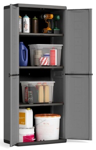 Armadio Tubeworm Jolly Cm. 68x39x166 H Colore Grigio - Product Image 1