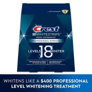 Kit de Tiras Blanqueadoras Crest 3DWhitestrips 1 Hour Express + Luz LED, 19 Tratamientos - Product Image 6