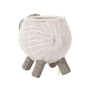 ตะกร้าหวายแกะดีไซน์ใหม่สำหรับเด็กตะกร้าหวายสำหรับใส่เค้กขนมของเล่นเด็กทำจากหวายเป็นมิตรต่อสิ่งแวดล้อมผลิตจากเวียดนาม - Product Image 3