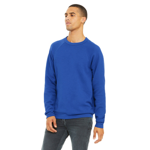 Sudadera con capucha de lana de algodón 100% de corte Regular para hombre, Sudaderas con cuello redondo y logotipo bordado grueso, transpirable, OEM - Product Image 3