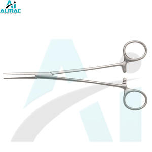 Fórceps de arteria recta de acero inoxidable duradero ALMAC Control hemostático manual Sujeción vascular para quirófanos Clínicas - Product Image 4