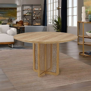 Mesa de comedor de diseño moderno de madera de teca 100% de alta calidad para muebles para el hogar y comedor - Product Image 1