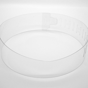 Strisce di interlay del collare del PVC di plastica a forma di per il collare della camicia mm 35/40x485 imballaggio trasparente uomo italiano di qualità superiore - Product Image 1