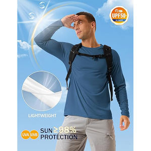 Rashguard MMA léger, anti-UV, à séchage rapide, respirant, en tissu extensible, manches longues, coupe athlétique - Product Image 3