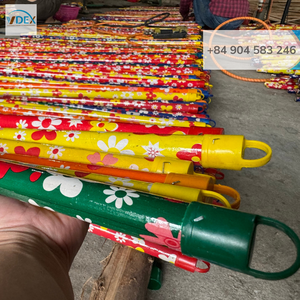 PVC rétractable à fleurs pour manche de balai en bois articles ménagers et bâtonnets Escoba vadrouille à eucalyptus en bois - Product Image 2