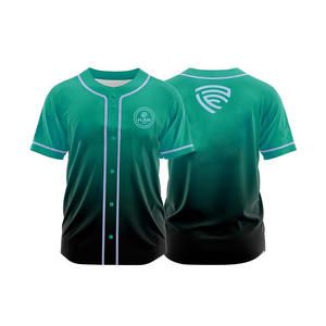 Venta al por mayor de uniformes deportivos para jóvenes camisetas de béisbol de poliéster impresas personalizadas camisetas transpirables de talla grande conjunto de técnica de bordado - Product Image 2