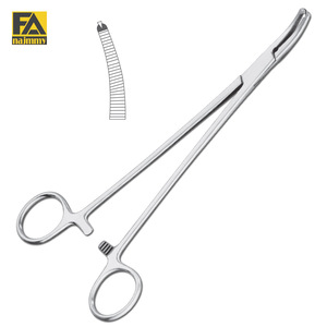 Meilleures pinces hémostatiques chirurgicales 1x2 dents en acier inoxydable, instrument manuel pour la chirurgie générale - Product Image 2