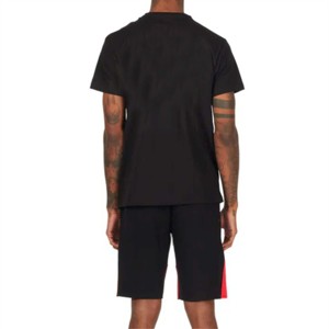 Ensemble T-shirt et short pour hommes élégants et pratiques personnalisés OEM-Confortable et durable pour les hommes actifs - Product Image 4
