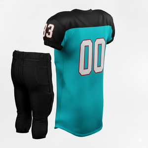 Nuevo Diseño Personalizado de Camisetas de Fútbol Americano, Uniformes Cortos 100% Poliéster Transpirable de Secado Rápido, Buen Precio, Ropa Deportiva Unisex - Product Image 2