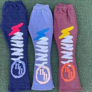 Survêtements en coton à 100% du Pakistan pour hommes automne et hiver nouvel ensemble deux pièces de couleur unie ensemble à la mode survêtement pour hommes - Product Image 6