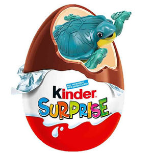Œufs en chocolat au lait Kinderr Surprise authentiques, 20 g chacun, avec jouet caché à l'intérieur, 36 pièces par boîte, pour la distribution en gros - Product Image 1