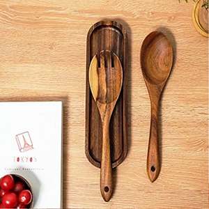 Repose-spatule en acier inoxydable avec incrustation décorative, couleur personnalisée, fait main, écologique, compatible lave-vaisselle - Product Image 1