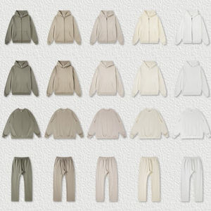 Survêtement Surdimensionné Jogging Ensemble Sweat à Capuche Unisexe Hommes Survêtement Décontracté Sweats Pantalon de Survêtement et Ensemble de Jogging à Capuche - Product Image 1