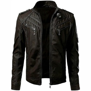 Wholesale Customized <b>leather</b> <b>jackets</b> for Men American Plus Size True <b>Leather</b> Coat <b>Real</b> <b>Leather</b> <b>Jacket</b> - Product Image 4