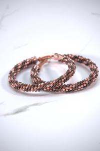 Boho ต่างหูลูกปัดด้วยการออกแบบสีฟ้าครามแอนดี้ cascading Fringe, เครื่องประดับของขวัญที่ไม่ซ้ำกัน - Product Image 5