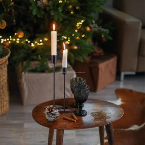 Matte Black Modern Decorative <b>Candlestick</b> Holder for Dinning, Party, Table, Romantic for Wedding, Birthday, Dinner Home, Bar - Product Image 6