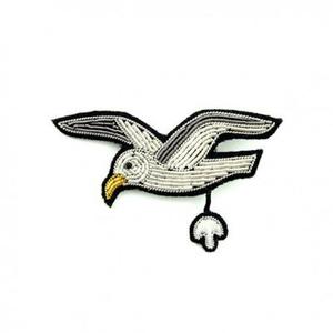 Meilleur Qualité Nouveau Design Bullion Fil Broches En Gros Bullion Fil Broches À Bas Prix belle Mode oiseau broche #007490 - Product Image 1