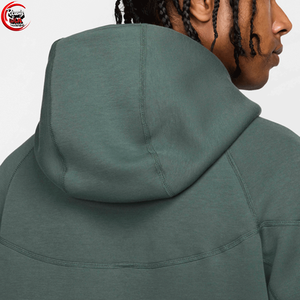 Mélange de 2 de nos looks les plus emblématiques sweat à capuche zippé 100% coton motif solide saison d'hiver technique lavée retour en stock - Product Image 5