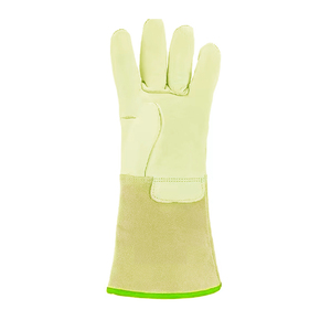 Gants de sécurité anti-coupure en cuir lisse de qualité professionnelle à usage général KEEM BROTHERS pour la construction - Product Image 2