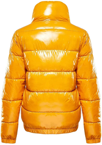 Vestes en duvet surdimensionnées à col haut pour hommes Blouson de bombardier d'hiver personnalisé pour hommes Veste de ski d'extérieur imperméable avec poche zippée - Product Image 4