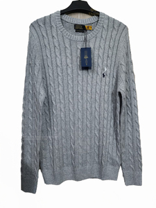 Marque de luxe hommes broderie Logo pull pull RA l Logo col rond Ralph pull en tricot Lauren pull pull décontracté - Product Image 6