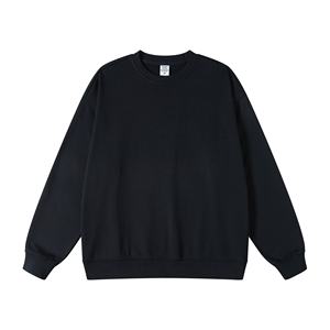 <b>Mens</b> Hoodies Sweatshirt Custom Logo Embroidery Blank Cotton Unisex Oversized Crewneck Hoodies - Product Image 4