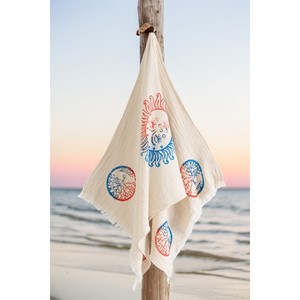 Varol Organic 100% coton mousseline Pestemal-Dualis, motif original écologique - Product Image 1