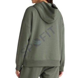 2026 Wholesale High Quality Women's Hoodie 100% Cotton Breathable Customized Design Hooded Streetwear Winter Front Custom Logo - Product Image 6