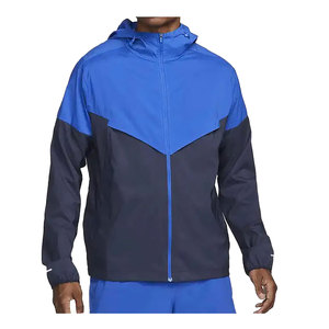 Veste coupe-vent imperméable à col montant pour homme, style streetwear, logo personnalisé, personnalisable, coupe ajustée, hiver 2026 - Product Image 1