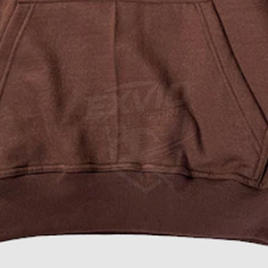 Sweats à capuche imprimés en relief grandes tailles, basiques tendance et élégants en coton mélangé, à prix bas - Product Image 4