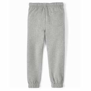 Pantalon de jogging Gymboree pour garçons, uniforme scolaire gris, 85 % coton/15 % polyester, taille mi-haute élastiquée avec cordon de serrage - Product Image 4