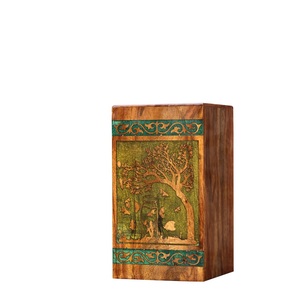 Rosewood Cremation <b>Urn</b> <b>for</b> Human <b>Ashes</b> Adult Personalized Pet <b>Urn</b> <b>for</b> <b>Dogs</b> Cats Custom Keepsake <b>Urn</b> - Product Image 5