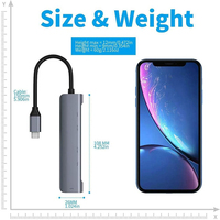 Hotsale USB C Docking station Dual HDMI Monitor Adapter Selore USB C Hub 3 VGA 2USB A 2.0,USB C 2.0 Anschlüsse für Dell HP Lenovo