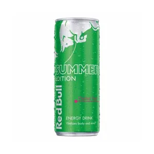 Bebidas energéticas Mons acessíveis, bandeja com 24 latas, Red Bull Energy Drink Green Edition, bebidas para venda, preço de atacado barato