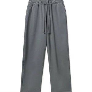 Men's High Waist Fashion Street Wear Fleece Sweatpants Wholesale Cotton Joggers with Nylon <b>Material</b> for Running & Casual Use - Product Image 1