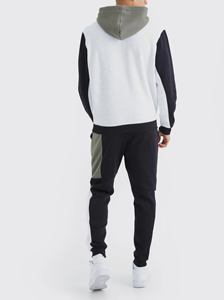 Custom High Quality <b>Men's</b> Active Training <b>Joggers</b> and Hoodies Set Regular <b>Fit</b> Sport Wear for Winter <b>Skinny</b> <b>Fit</b> Tracksuit - Product Image 4