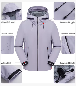 Veste coupe-vent pour hommes de haute qualité du Pakistan Veste de pluie confortable et légère à séchage rapide - Product Image 1