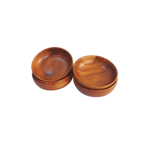 Cuencos de madera natural ecológicos para uso diario y entretenimiento en fiestas para servir ensaladas y decoración - Product Image 3